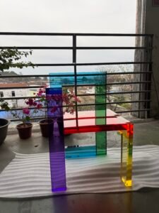 acrylic chair