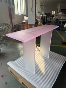 acrylic side table acrylic console table