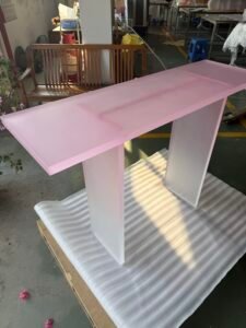 acrylic side table acrylic console table