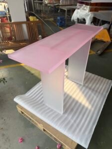 acrylic side table acrylic console table