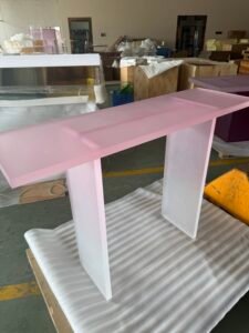 acrylic side table acrylic console table