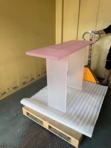 acrylic side table acrylic console table