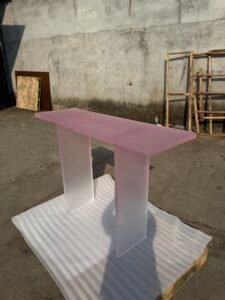 acrylic side table acrylic console table