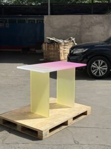 acrylic side table acrylic console table