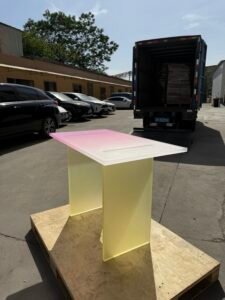 acrylic side table acrylic console table